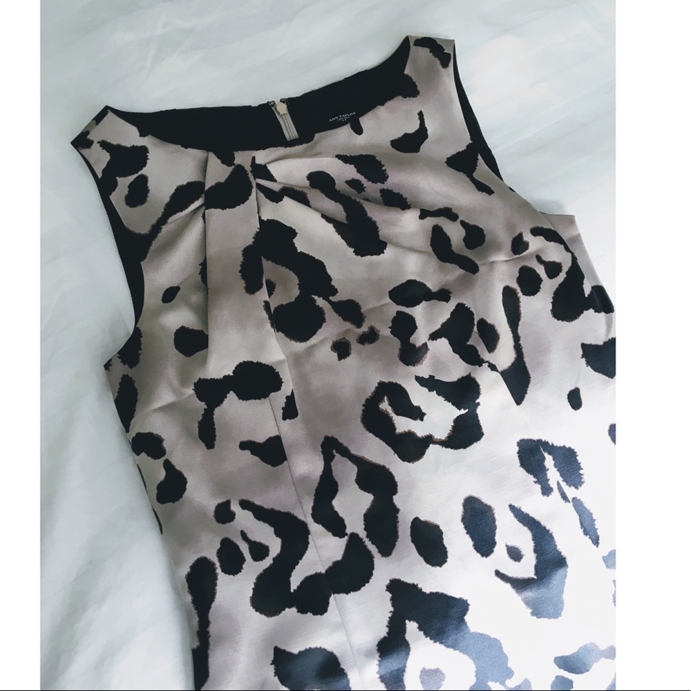 NWOT Ann Taylor pattern print shift work dress